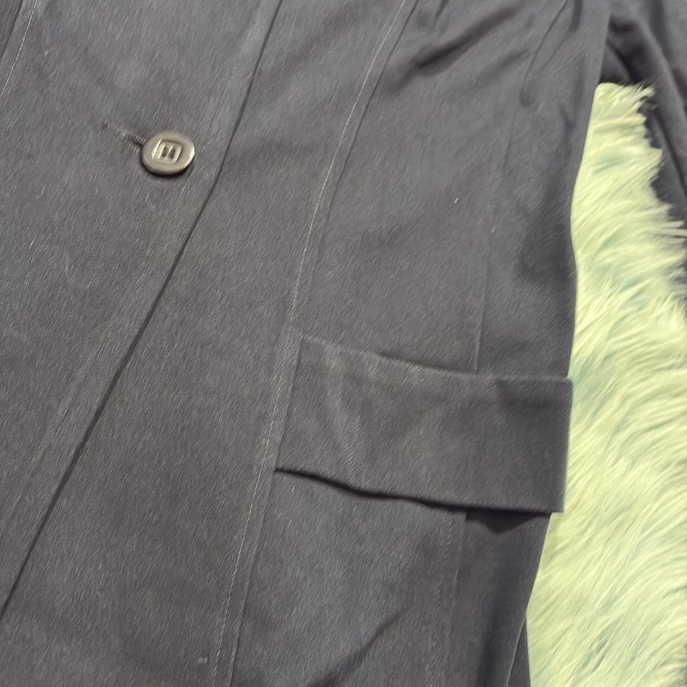 Cabi The Lido Button Front Long Jacket Navy Sz M - Picture 10 of 12